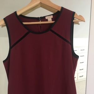 J crew red top